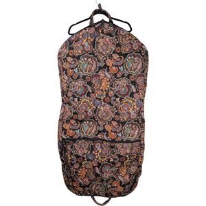 Vera Bradley Kensington Paisley Garment Bag Quilted Cotton Travel Luggage Retire
